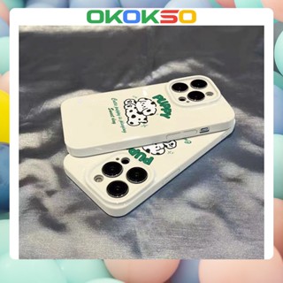 [OKOKSO] ใหม่ เคสโทรศัพท์มือถือนิ่ม กันกระแทก ลายการ์ตูนลูกสุนัข สําหรับ OPPO Reno9 Reno8 Reno7pro reno6 7z 5 R17 A9 2020 4Z 5G F11 A31 A15 A3S A77