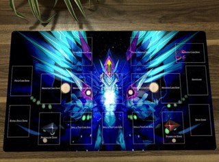 Yugioh No.62 Galaxy Eyes Prime Photon Dragon Playmat TCG แผ่นรองเมาส์ สําหรับเล่นเกม