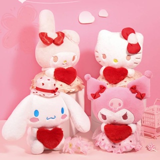 หมอนตุ๊กตานุ่ม รูปการ์ตูน Sanrio Kuromi My Melody Cinnamoroll น่ารัก เหมาะกับของขวัญวันวาเลนไทน์