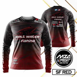 เสื้อกีฬาตกปลา Baju Pancing Salt Water Angler Edition | Shimano เสื้อผ้า ป้องกันรังสียูวี สําหรับตกปลา