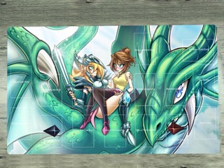 Yu-gi-oh! Gx แผ่นรองเมาส์เล่นเกม ลายฮีโร่ ปีกเปลวไฟ CCG TCG พร้อมกระเป๋า