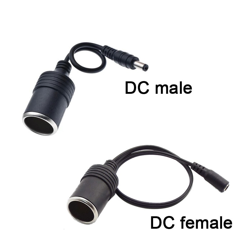 5.5*2.1 มม.AC DC Car บุหรี่ไฟแช็กซ็อกเก็ตอะแดปเตอร์ ที่จุดบุหรี่ในรถ หัวDC ใช้งานในรถ