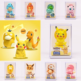 ฟิกเกอร์ Pokemon Pikachu Psyduck Charmander เหมาะกับของสะสม สําหรับเด็ก