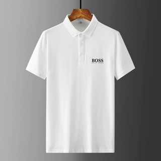 เสื้อโปโล BOSS สวมใส่สบาย แฟชั่นคู่รัก