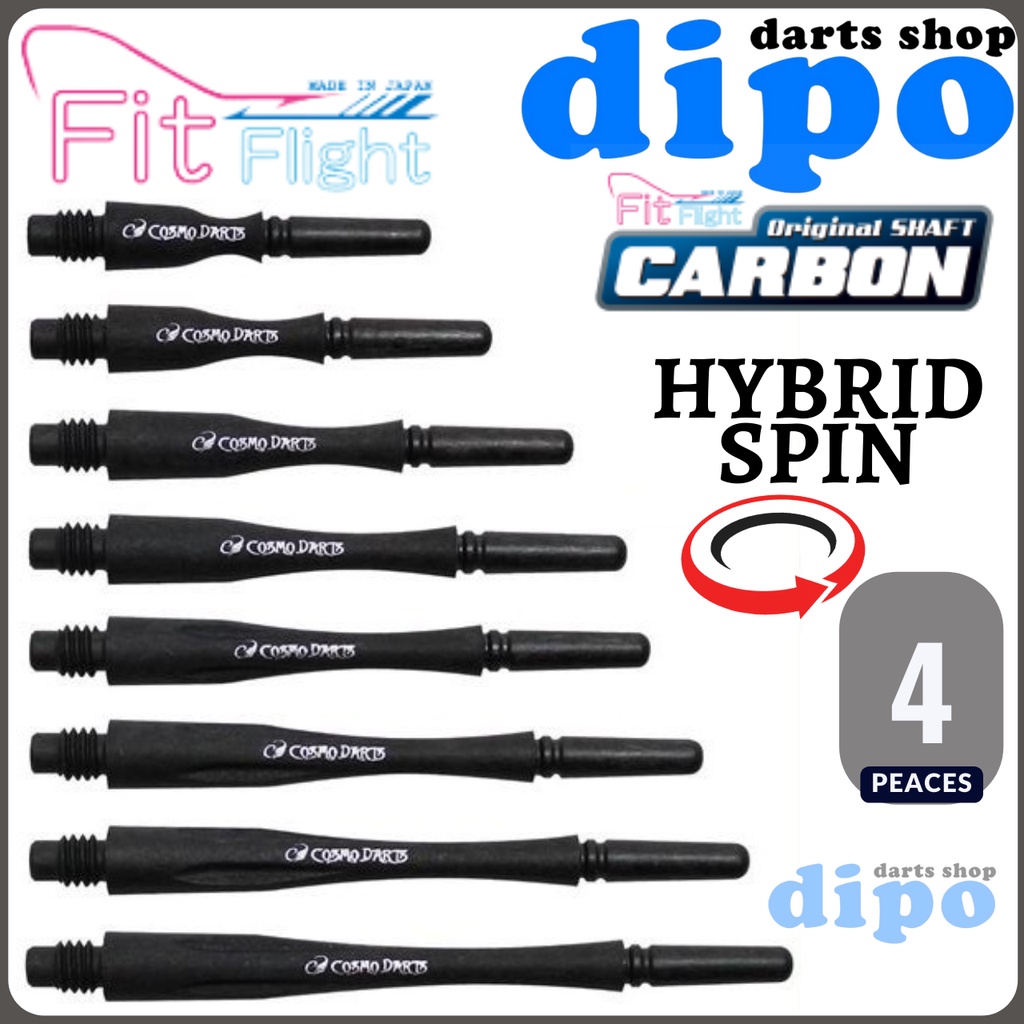 Fit Shaft Carbon Hybrid Spinning - Fit Darts Shaft