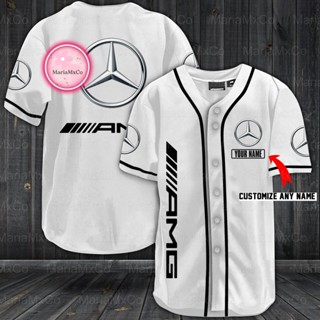 เสื้อกีฬาเบสบอล ลายทีม Mercedes AMG AMG สําหรับผู้ชาย