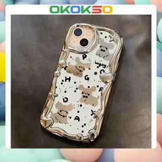 [OKOKSO] เคสโทรศัพท์มือถือนิ่ม กันกระแทก ลายการ์ตูนลูกสุนัข สําหรับ OPPO Reno9 Reno8 Reno7pro reno6 7z 8T 5 R17 A53 A9 2020 F11 A31 A3S A78 A77