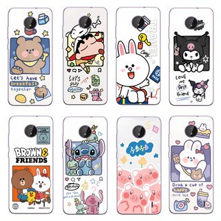 เคสโทรศัพท์ ซิลิโคนนุ่ม ใส กันกระแทก ลายการ์ตูนน่ารัก สําหรับ Nokia C10 C20 C20 plus C30 C100