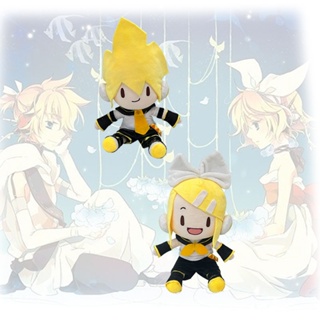 Rin Kagamine Len ตุ๊กตายัดนุ่น แบบนิ่ม ยาว 35 ซม. ทนทาน