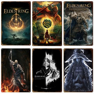 โปสเตอร์โลหะดีบุก ลายเกม Elden Ring สําหรับตกแต่งผนังบ้าน 2022