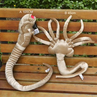 ตุ๊กตาเอเลี่ยน Facehugger &amp; Chestburster ตุ๊กตายัดไส้ หนอน ฮาโลวีน ของเล่นสําหรับเด็ก