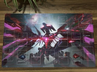 Yu-gi-oh! Ocg Playmat Galaxy Eyes Tachyon Dragon CCG TCG แผ่นรองเมาส์ การ์ดเกม สําหรับเล่นเกม