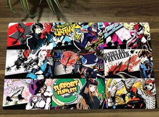 Persona 5 Yugioh Playmat CCG TCG Mat แผ่นรองการ์ดเกมเทรด อะนิเมะ พร้อมกระเป๋าฟรี 26 ชิ้น