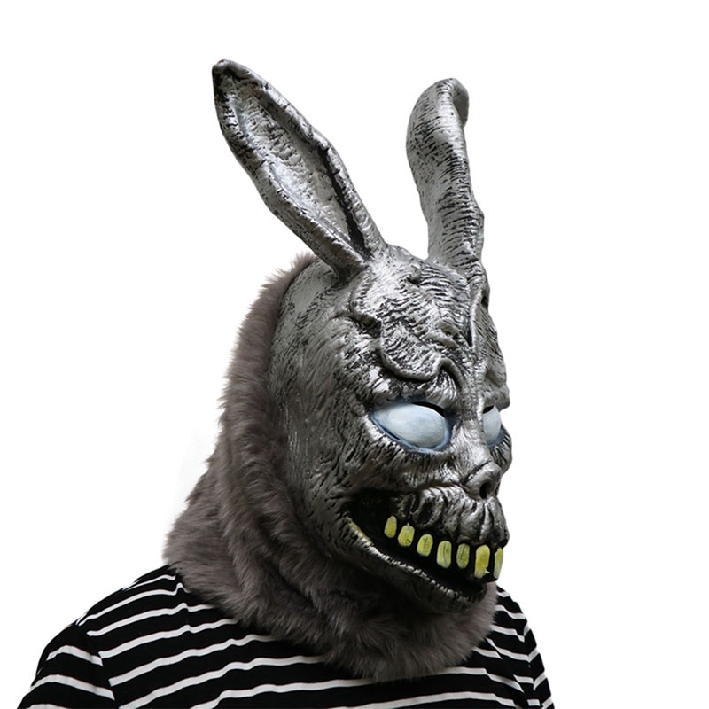 Frank Darko Donnie Rabbit Mask Halloween The Bunny Latex Hood With Mask Fur