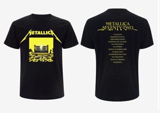 เสื้อยืด พิมพ์ลาย Metallica 72 Seasons Track List