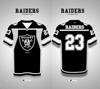 เสื้อกีฬาแขนสั้น ลายทีม Kovra &amp; Raiders 2023 3D