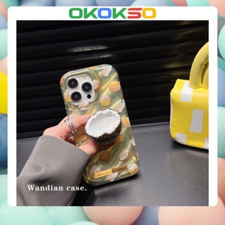 เคสมือถือ แบบนิ่ม ลายการ์ตูนมะพร้าว กันกระแทก สําหรับ OPPO Reno9 Reno8 Reno7pro reno6 7z 8T 5 R17 A53 A9 2020 F11 A78 A77