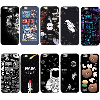เคสโทรศัพท์มือถือ ซิลิโคนนุ่ม TPU ใส สีดํา สําหรับ iphone 4 4s 6 6s
