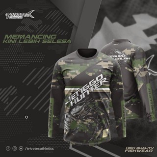 เสื้อยืด ไมโครไฟเบอร์ พิมพ์ลายพราง Baju Pancing Panjang Mancing Udang Dwai Shimano FISHING JERSEY สไตล์ทหาร