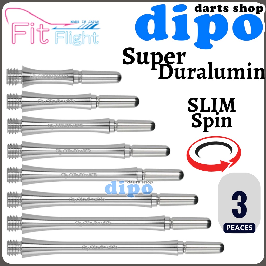 Fit Shaft Super Duralumin Slim Spinning - Fit Darts Shaft