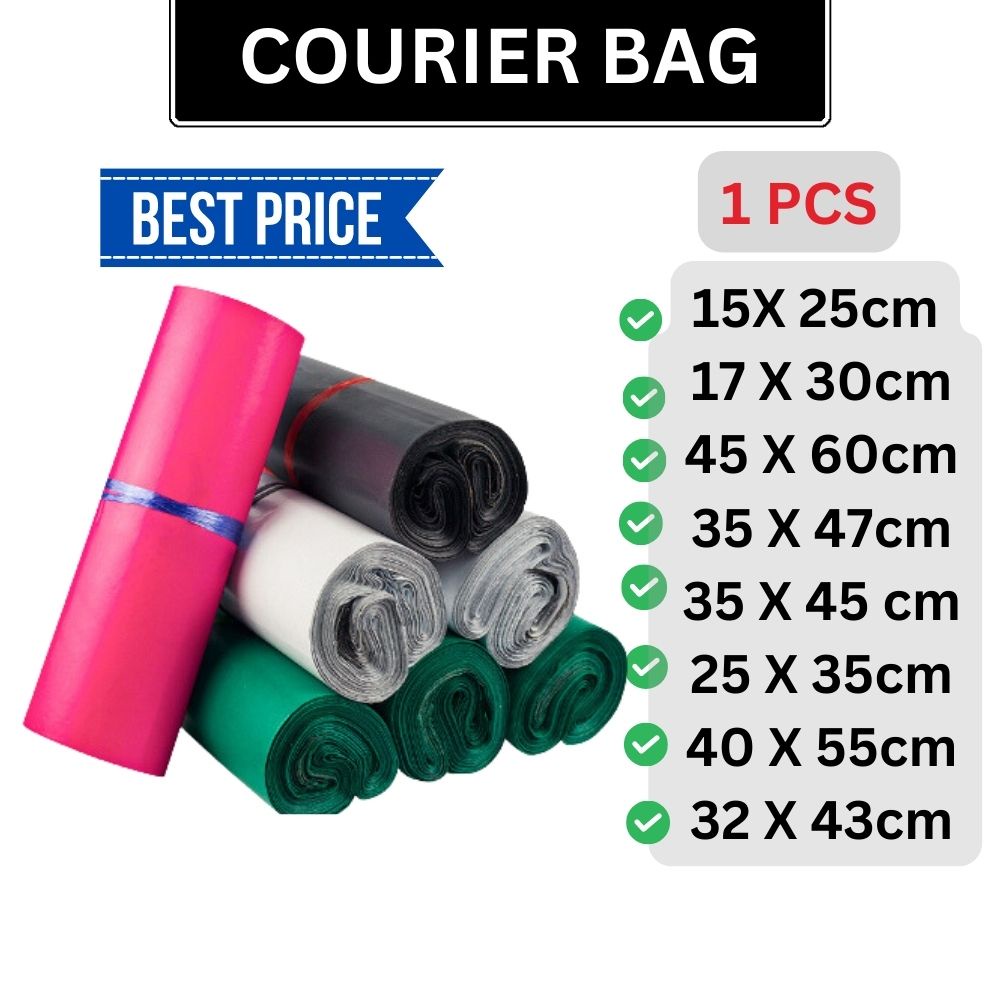 BH 1PCS Courier Bag / ถุงพัสดุ Post Packing Plastik Pos Flyer Polybag Packing Shipping [ NO POCKET ]