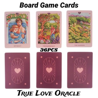 ของเล่นการ์ดเพาะปลูก True Love Oracle Card Deck 36 ชิ้น