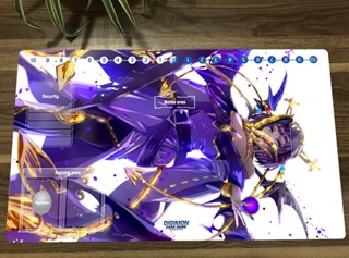 แผ่นรองเมาส์ ลายการ์ตูนอนิเมะ Digimon Duel Playmat CCG DTCG Lilithmon Trading Card Game Mat &amp; Zones