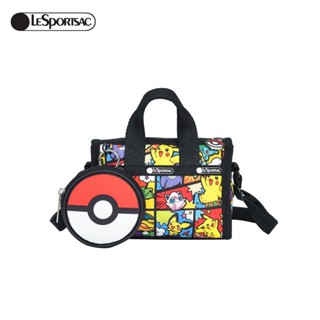 ✨พร้อมส่ง✨Lesportsac LeSportsac กระเป๋าถือ ลายโปเกม่อน ปีใหม่ สําหรับผู้หญิง ของตกแต่ง โปเกมอน สินค้าอนิเมะ