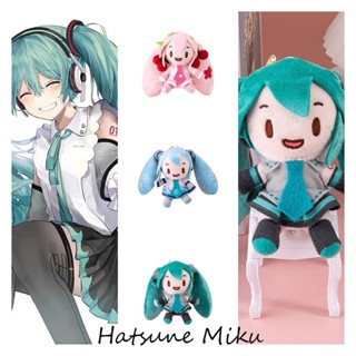 พวงกุญแจ จี้ตุ๊กตาหิมะ Miku ประดับโบว์ ผีเสื้อ สีชมพู