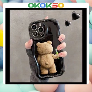 เคสมือถือ แบบนิ่ม ลายการ์ตูนหมี ขอบโค้ง กันกระแทก สําหรับ OPPO Reno9 Reno8 Reno7pro reno6 7z 8T 5 R17 A53 A9 2020 4Z 5G F11 A31 A3S A78 A77