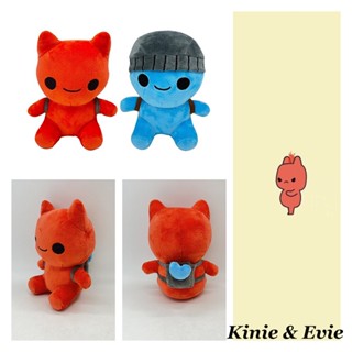 ตุ๊กตายัดนุ่น ผ้าฝ้าย แบบนิ่ม รูป Kinie Evie ขนาด 18x15 ซม. ของเล่นสําหรับเด็ก วัยรุ่น