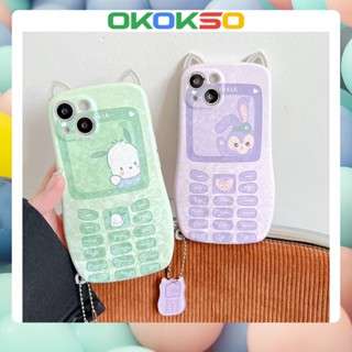 [Okso] เคสโทรศัพท์มือถือนิ่ม กันกระแทก ลายการ์ตูนคู่รัก สําหรับ OPPO Reno9 Reno8 reno6 7z 5 R17 A53 A9 2020