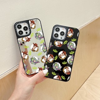 Casetify เคสโทรศัพท์มือถือกระจก แบบนิ่ม กันกระแทก ลายการ์ตูน TOY STORY สําหรับ iPhone 11 14 Pro Max 12 13 Mini X XR XS Max SE 2020 6 7 8 Plus