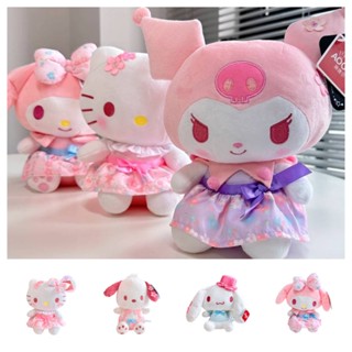 Aoger ตุ๊กตาสุนัข Sanrio Kuromi Mele T Pachi Dog Yugi ดอกพีช ของแท้ ขนาด 20 ซม.