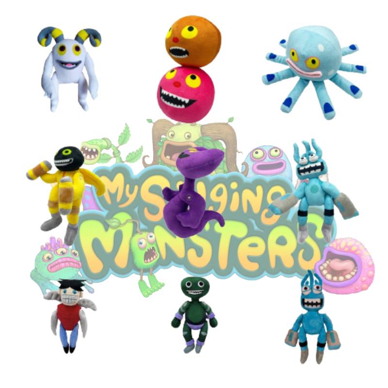 หมอนตุ๊กตานุ่ม รูปการ์ตูน My Singing Monsters Wubbox ขนาด 32 ซม. เหมาะกับของขวัญวันเกิด สําหรับเด็ก