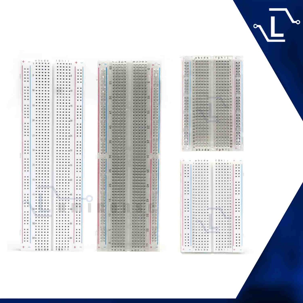 [Luminense] MB-102 MB102 กระดานขนมปัง/ แผงวงจร/บอร์ดไร้บัดกรี/บอร์ดทดลอง/บอร์ดขนมปัง