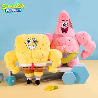 หมอนตุ๊กตานุ่ม รูปการ์ตูน SpongeBob SquarePants ขนาด 38 ซม. ของขวัญสําหรับเด็ก