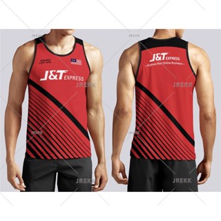 ✨✨เสื้อกีฬาแขนสั้น ผ้าเจอร์ซีย์ J&amp;T Express สําหรับผู้ชาย 2023 Zjy87 น้ําหนักเบา ระบายอากาศได้ดี