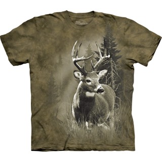 เสื้อยืด พิมพ์ลายกราฟิก Tan Lone Buck แปลกใหม่