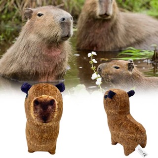 ของเล่นตุ๊กตา Capybara น่ารัก นุ่มสบาย สีน้ําตาล ขนาด 20x20 ซม.