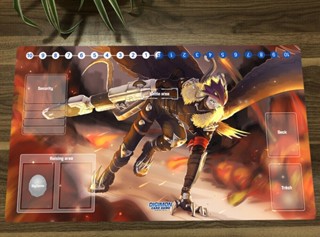 แผ่นรองเมาส์ ลายการ์ตูนอนิเมะ Digimon Playmat CCG DTCG พร้อมแผ่นรองเมาส์