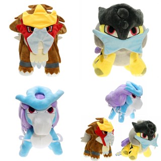 ตุ๊กตายัดนุ่น รูป Pokemon Center Entei Suicune Raikou ของเล่นสําหรับเด็ก