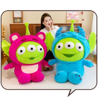 ของเล่นตุ๊กตาหมีสามตา แต่งโลโก้ ทําจากวัสดุกํามะหยี่ขนนิ่มพิเศษ ปรับแต่งได้