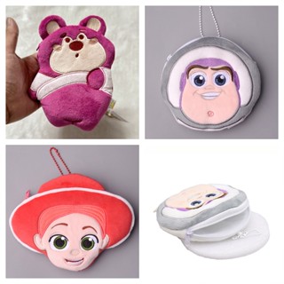 กระเป๋าใส่เหรียญ ผ้ากํามะหยี่ขนนิ่ม ลาย Toy Story Slinky Strawberry Bear Buzz Lightyear สําหรับเก็บสะสม ของขวัญ