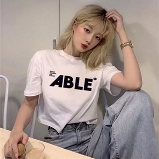 Alice  เสื้อยืดผู้หญิง สะดวกสบาย และทันสมัย  ins สวยงาม Comfortable ทันสมัย A99J21W 36Z230909