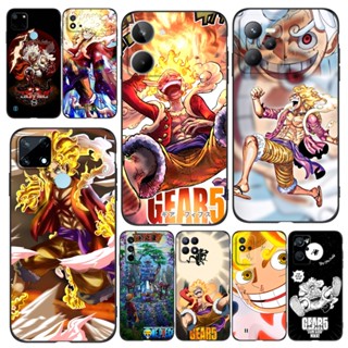 เคสโทรศัพท์มือถือ ซิลิโคนนิ่ม Tpu ลาย Luffy Sun God Nika GEAR 5th สีดํา สําหรับ Realme 2 Narzo 20A