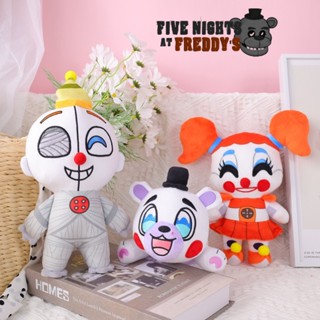 ของเล่นตุ๊กตาหมี FNAF Night Game Clown Girl By Jili ขนาด 25 ซม. เหมาะกับของขวัญ สําหรับเด็กทุกโอกาส