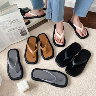 เน็ตแดงสาวหัวใจ Flip Flop Flop ผู้หญิงรองเท้าแตะ ins ลื่นทะเลบ้านมาใหม