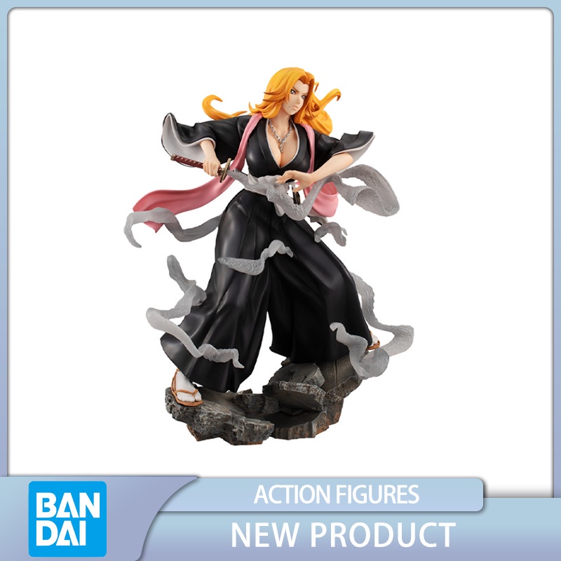 ORIGINAL BLEACH Matsumoto Rangiku อะนิเมะรูปเก็บเครื่องประดับสะสมของเล่นเด็กวันเกิดของขวัญ
