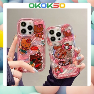 ใหม่ เคสโทรศัพท์มือถือนิ่ม กันกระแทก ลายการ์ตูนเฮลโลคิตตี สําหรับ OPPO Reno9 Reno8 Reno7pro reno6 7z 8T 5 R17 A53 A9 2020 F11 A78 A77